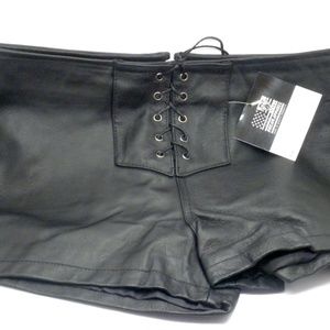 Sensual Leather Shorts